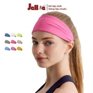 Băng Đô Thể Thao Nữ Cool Max Làm Mát Thấm Hút Mồ Hôi Chống Trơn Trượt Co Giãn Thoải Mái Tập Gym
