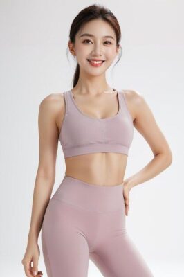 Set áo Bra có mút ngực & Legging lưng cao